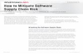 WHITE PAPER How to Mitigate Software Supply Chain Risk