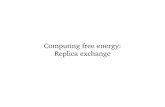 Computing free energy: Replica exchange