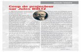 Dossier histoire Coup de projecteur sur Jules BOLTZ