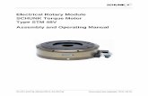 Electrical Rotary Module SCHUNK Torque Motor Type STM 48V ...
