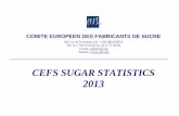 CEFS SUGAR STATISTICS