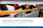 Gateways to the Principalship - ed