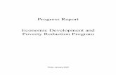 Progress Report Economic Development and Poverty Reduction
