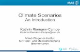 Climate scenarios: An introduction