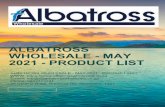 ALBATROSS WHOLESALE - MAY 2021 - PRODUCT LIST