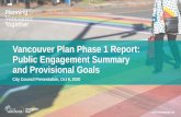 Vancouver Plan Phase 1 Report: Public Engagement Summary ...