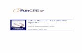 2022 Annual Tax Season Update - funcpe.coursewebs.com