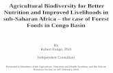 Agricultural Biodiversity for Better Nutrition and ...