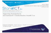 Supporting Participation in international ICT ...