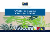 VCE Course Guide 2020 - St Leonard's College