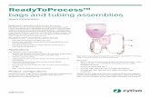 ReadyToProcess™ bags and tubing assemblies