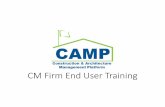 CAMP End User Training PPT CM Firm Mentor