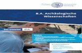 B.A. Archäologische Wissenscha˜ en