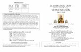 Offertory 2018 St. Joseph Catholic Church