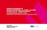 INDONESIA NATIONAL LAW AND POLICY REPORT