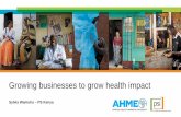 Growing businesses to grow health impact