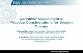 Practice Considerations for System Change - caregiver.org