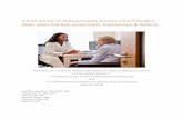 A Pilot Survey of Massachusetts Primary Care Providers ...