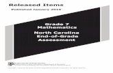 Grade 7 Mathematics North Carolina End-of-Grade Assessment