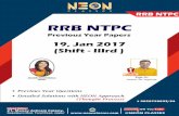 RRB NTPC - Neon Classes