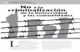 No a la criminalización