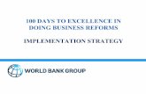 100 DAYS TO EXCELLENCE IN DOING BUSINESS REFORMS ...