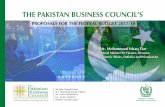 THE PAKISTAN BUSINESS COUNCIL