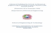 Scheme & Syllabus for B.Tech. in Electrical according to ...