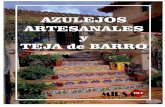 AZULEJOS ARTESANALES y TEJA de BARRO