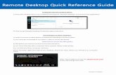Remote Desktop Quick Reference Guide - EPCC