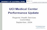 UCI Medical CenterUCI Medical Center Performance Update