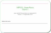 NFP121, Cnam/Paris Cours 1