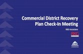 Commercial District Recovery Plan Check-In Meeting