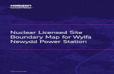 Nuclear Licensed Site Boundary for Wylfa Newydd Power Station