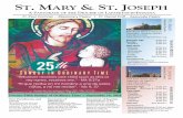 ST. MARY & ST. JOSEPH