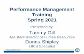 Performance Management Training Spring 2021