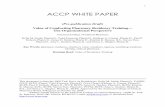 ACCP WHITE PAPER - American College of Clinical Pharmacy