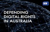 DEFENDING DIGITAL RIGHTS IN AUSTRALIA