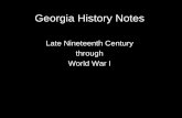 Georgia History Notes
