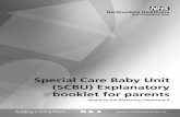 Special Care Baby Unit (SCBU) Explanatory booklet for parents