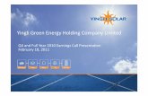 Yingli Green Energy Holding Company Limited