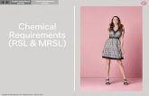 Chemical Requirements (RSL & MRSL)
