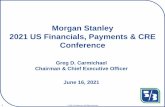 Morgan Stanley 2021 US Financials, Payments & CRE Conference