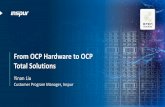 From OCP Hardware to OCP Total Solutions - Inspur Systems