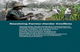 Resolving Farmer-Herder Conflicts