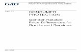 GAO-18-500, CONSUMER PROTECTION: Gender-Related Price ...