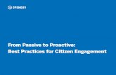 From Passive to Proactive: Best Practices for Citizen ...