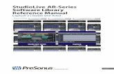 StudioLive AR-Series Software Library Reference Manual