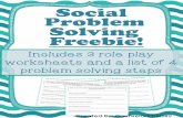 Social Problem Solving Freebie