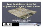 Land Subsidence within the Mojave Water Agency Service Area